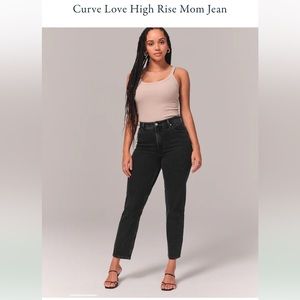 Abercrombie & Fitch Curve Love Mom Jeans